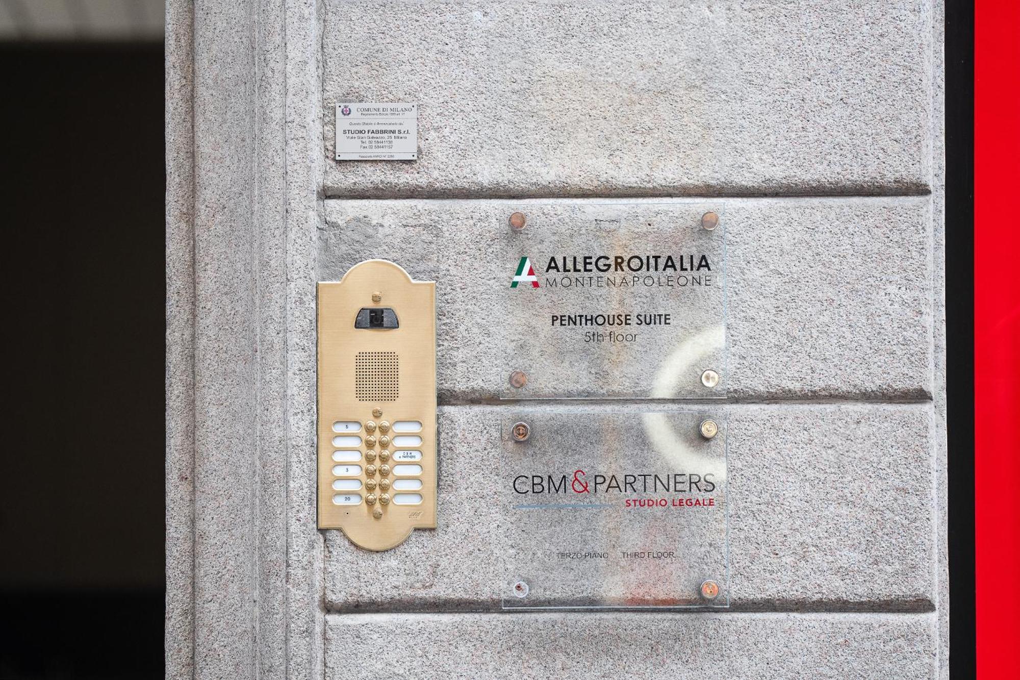 Allegroitalia Penthouse Montenapoleone Milánó Kültér fotó